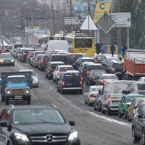 Столица замерла в пробках: стоят все мосты - reporter-ua.com - Киев - Столица
