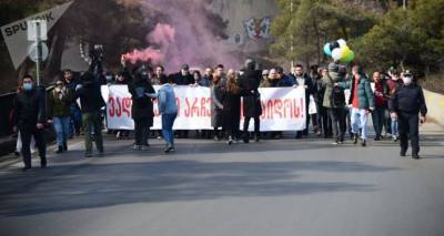 Бидзина Иванишвили - В Тбилиси оппозиционно настроенные силы устроили очередное протестное шествие - sputnik-georgia.ru - Грузия - Тбилиси