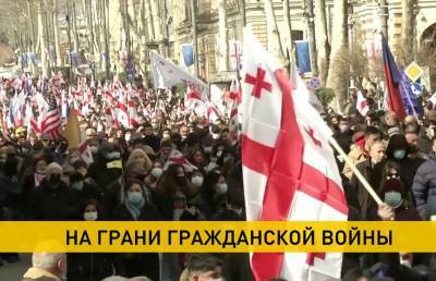 Протесты оппозиции охватили улицы Тбилиси - grodnonews.by - Москва - Грузия - Тбилиси