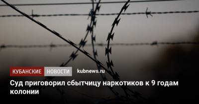 Суд приговорил сбытчицу наркотиков к 9 годам колонии - kubnews.ru - Краснодарский край