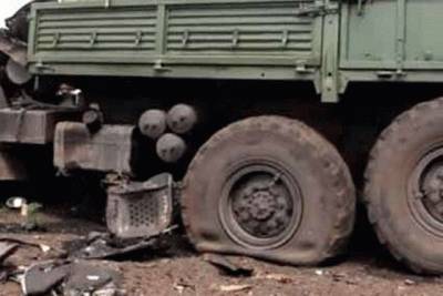 Сергей Нещадим - Террористы «ЛДНР» потеряли бронемашину и пять военных автомобилей - real-vin.com - Горловка