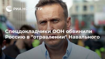 Алексей Навальный - Спецдокладчики ООН обвинили Россию в "отравлении" Навального - ria.ru - Москва - Россия - Берлин - Омск