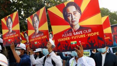 Лидер демократических сил в Мьянме Су Чжи предстала перед судом путчистов - svoboda.org - Бирма