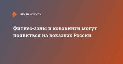 Александр Плутник - Фитнес-залы и ковокинги могут появиться на вокзалах Москвы - ren.tv - Москва - Россия