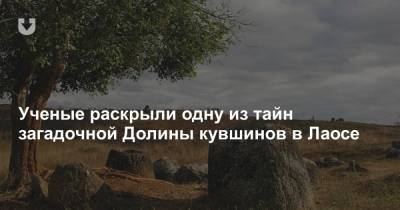 Ученые раскрыли одну из тайн загадочной Долины кувшинов в Лаосе - news.tut.by - Вьетнам - Лаос