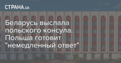 Беларусь выслала польского консула. Польша готовит "немедленный ответ" - strana.ua - Украина - Польша