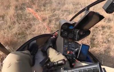 Пилот снял видео падения вертолета из кабины - korrespondent.net - США - Техас