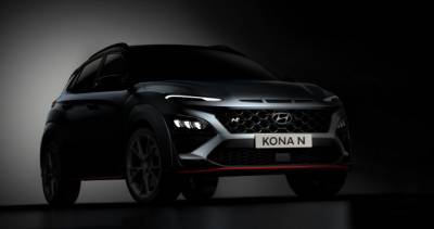 Hyundai представила первые изображения нового кроссовера Kona N - autostat.ru