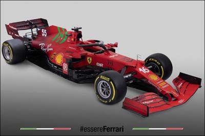 Карлос Сайнс - Шарль Леклер - В Ferrari показали новую SF21 - f1news.ru