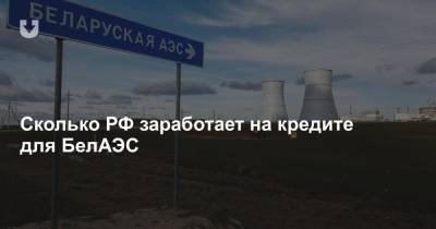 Александр Лукашенко - Сколько РФ заработает на кредите для БелАЭС - news.tut.by - Минск