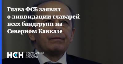 Александр Бортников - Глава ФСБ заявил о ликвидации главарей всех бандгрупп на Северном Кавказе - nsn.fm