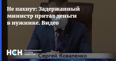 Сергей Коваленко - Не пахнут: Задержанный министр прятал деньги в нужнике. Видео - nsn.fm - респ. Алтай