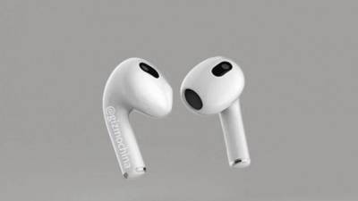 Наушники AirPods 3 появились на качественных рендерных фото - 24tv.ua