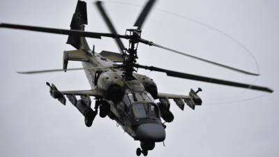 Ударные вертолеты Ка-52 прикрыли с воздуха мотострелков ЮВО на учениях - newinform.com
