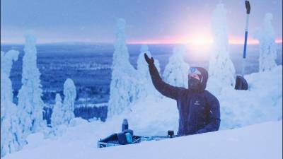 Холодный сет: диджей устроил вечеринку на заснеженных холмах Лапландии – увлекательное видео - 24tv.ua - Финляндия - Голландия