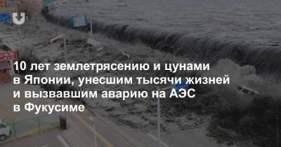 10 лет землетрясению и цунами в Японии, унесшим тысячи жизней и вызвавшим аварию на АЭС в Фукусиме - news.tut.by - Япония - Азия