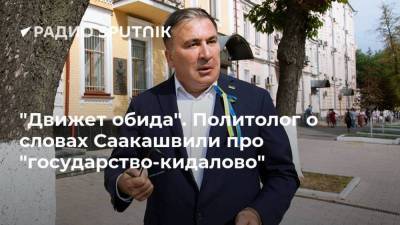 Михаил Саакашвили - "Движет обида". Политолог о словах Саакашвили про "государство-кидалово" - smartmoney.one - Украина - Грузия