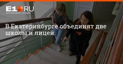 Артем Устюжанин - В Екатеринбурге объединят две школы и лицей - e1.ru - Екатеринбург