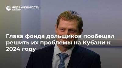 Константин Тимофеев - Глава фонда дольщиков пообещал решить их проблемы на Кубани к 2024 году - realty.ria.ru - Краснодарский край - Краснодар