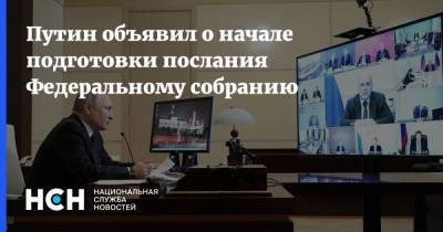 Владимир Путин - Путин объявил о начале подготовки послания Федеральному собранию - nsn.fm