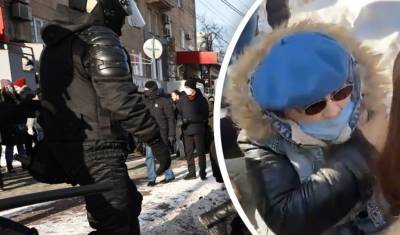 СК отказался проверять полицейского, толкнувшего пенсионерку на митинге в Челябинске - newizv.ru - Челябинск