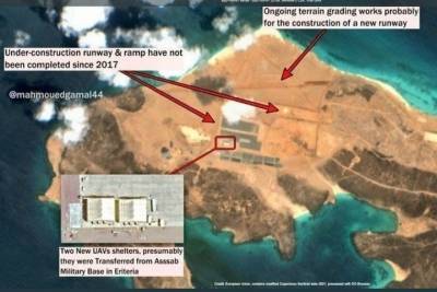 Неизвестная военная база появилась на стратегическом острове в Баб-эль-Мандебском проливе - mk.ru - Иран - Тель-Авив - Эмираты - Эритрея