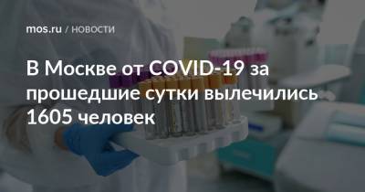 В Москве от COVID-19 за прошедшие сутки вылечились 1605 человек - mos.ru - Москва