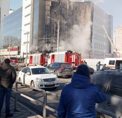 Локализован пожар в офисном центре в Самаре, где располагается бюро "Интерфакса" - interfax-russia.ru - Самара - Самарская обл.