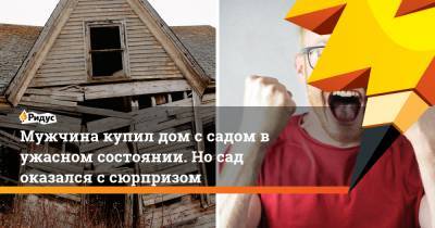 Мужчина купил дом с садом в ужасном состоянии. Но сад оказался с сюрпризом - ridus.ru - Техас