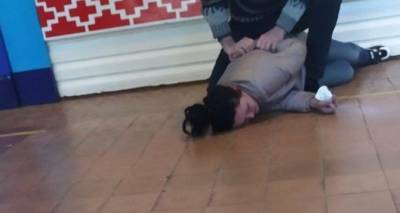 Пьяная мама второклассника побила директора школы и завуча. ФОТО. ВИДЕО - cxid.info - Мариуполь
