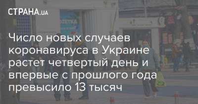 Максим Степанов - Число новых случаев коронавируса в Украине растет четвертый день и впервые с прошлого года превысило 13 тысяч - strana.ua