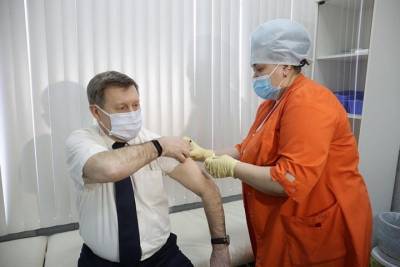 Анатолий Локоть - Сергей Дорофеев - Мэр Новосибирска привился от коронавируса - tayga.info - Новосибирск