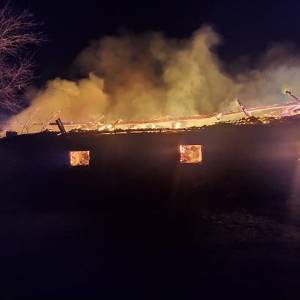 В Бердянском районе горел частный дом. Фото - reporter-ua.com - Запорожская обл. - Приморье край - Бердянск - Гсчс