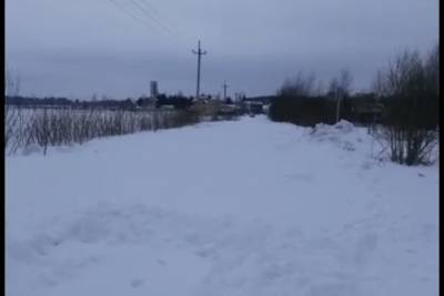 Жители деревни под Тверью оказались в снежном «плену» - tver.mk.ru - Тверь - Тверская обл. - район Калининский