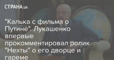 Александр Лукашенко - "Калька с фильма о Путине". Лукашенко впервые прокомментировал ролик "Нехты" о его дворце и гареме - strana.ua