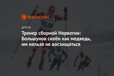Александр Большунов - Йоханнес Клебо - Артем Мальцев - Пол Голберг - Тренер сборной Норвегии: Большунов силён как медведь, им нельзя не восхищаться - championat.com - Норвегия - Швейцария