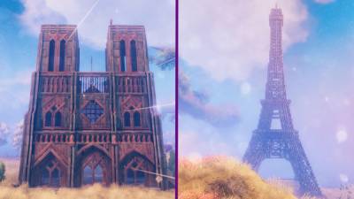Игроки Valheim воссоздали культовые сооружения Парижа в игре – захватывающие фото - 24tv.ua - Париж