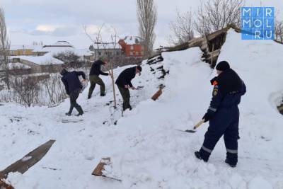 В Карабудахкентком районе устраняют последствия снегопада - mirmol.ru - респ. Дагестан - район Карабудахкентский