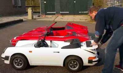 Миниатюрный Porsche 911 Junior 1983 года продают в Сети за 1,3 млн рублей - actualnews.org