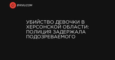 Игорь Клименко - Убийство девочки в Херсонской области: полиция задержала подозреваемого - bykvu.com - Херсонская обл.