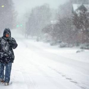 На центральные штаты США обрушился снежный шторм. Видео - reporter-ua.com - шт. Колорадо - штат Небраска - штат Канзас - штат Миссури - штат Южная Дакота - штат Вайоминг