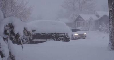 Снежный шторм накрыл семь штатов США (фото, видео) - focus.ua - США - шт. Колорадо - штат Небраска - штат Канзас - штат Миссури - штат Южная Дакота - штат Вайоминг