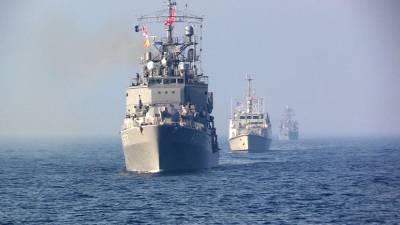 ВМС Украины провели учения в Чёрном море с кораблями НАТО - russian.rt.com - Турция - Румыния - Испания