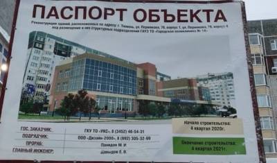 Поликлинику № 14 на Пермякова в Тюмени планируют достроить в 4-м квартале 2021 года - nashgorod.ru - Тюмень