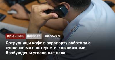 Сотрудницы кафе в аэропорту работали с купленными в интернете санкнижками. Возбуждены уголовные дела - kubnews.ru - Краснодарский край - Краснодар