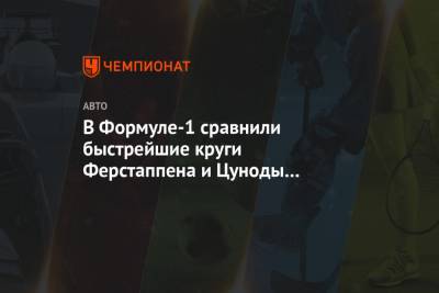 Максим Ферстаппен - В Формуле-1 сравнили быстрейшие круги Ферстаппена и Цуноды на тестах - championat.com - Бахрейн