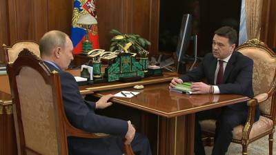 Владимир Путин - Андрей Воробьев - Воробьев рассказал Путину о ситуации с COVID-19 в Подмосковье - vesti.ru - Московская обл.