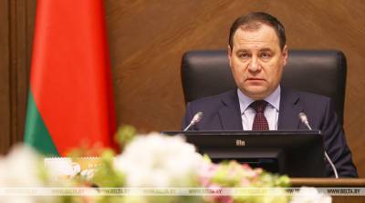 Роман Головченко - Головченко потребовал принять меры для своевременного завершения подготовки к весеннему севу - belta.by - Минск