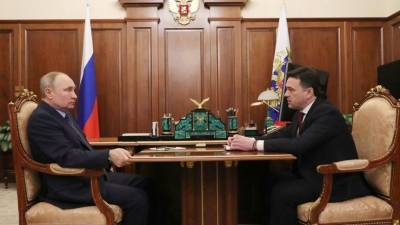 Владимир Путин - Андрей Воробьев - Путин обсудил развитие Московской области с главой региона - 5-tv.ru - Московская обл. - Московская область