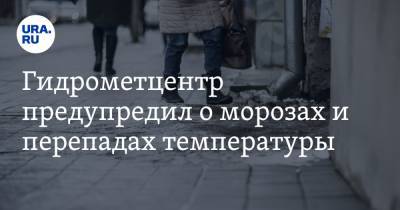 Роман Вильфанд - Гидрометцентр предупредил о морозах и перепадах температуры - ura.news - Москва